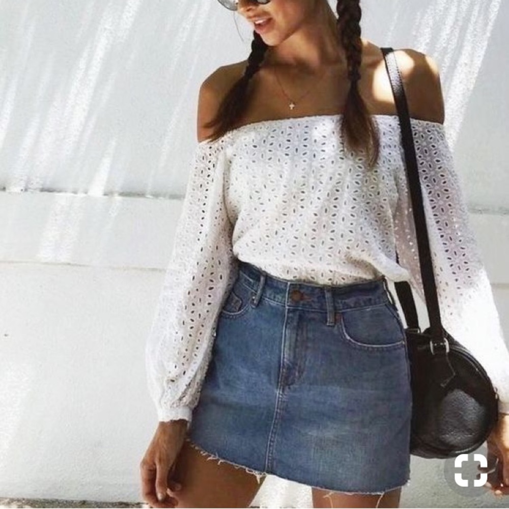 NWOT L.O.G.G. Denim skirt